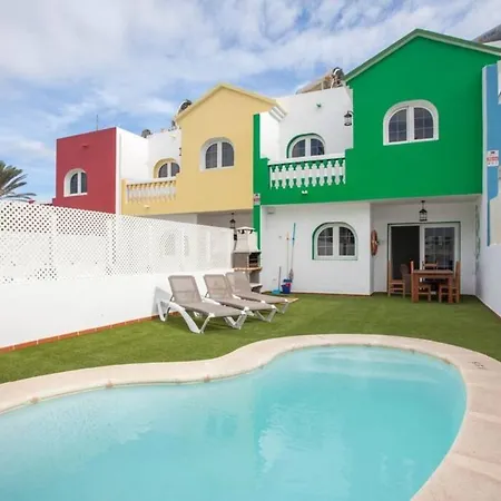 Villa With Private Pool, Bbq, Wifi At Galera Corralejo